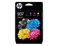 HP 937 CMYK Original Ink Cartridge 4-Pack