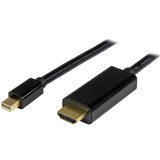 StarTech.com Cavo da Mini DisplayPort a HDMI da 2 m - Video 4K 30Hz - Cavo adattatore da mDP a HDMI - Mini DP o Thunderbolt 1/2 da Mac/PC a monitor/display HDMI - Cavo convertitore da mDP a HDMI