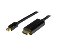 StarTech.com Câble Mini DisplayPort vers HDMI - 1m - 4K 30Hz - Câble Adaptateur Convertisseur mDP vers HDMI