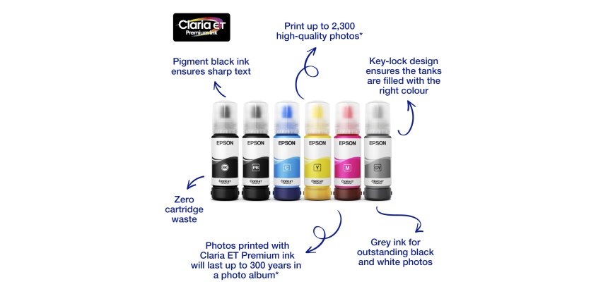 Epson 114 EcoTank Magenta ink bottle