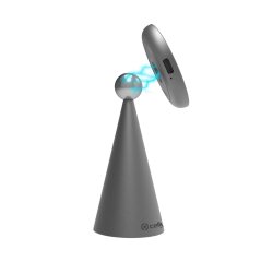 Celly MAGSTANDCHARGE mobile device charger Smartphone Silver USB Wireless charging Indoor