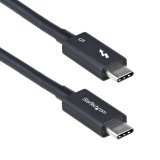 StarTech.com Câble Thunderbolt 5 de 1m, 80Gbps/Jusqu'à 120Gbps, 240W PD, 8K 60Hz, Câble Thunderbolt Certifié, Compatible avec Thunderbolt 4/USB4/USB-C