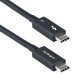 StarTech.com Câble Thunderbolt 5 de 50cm, 80Gbps/Jusqu'à 120Gbps, 240W PD, 8K 60Hz, Câble Thunderbolt Certifié, Compatible avec Thunderbolt 4/USB4/USB-C