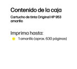 HP Cartucho de tinta Original 953 amarillo