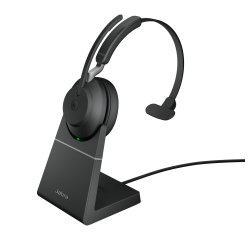 Jabra Evolve2 65 Casque Sans fil Arceau Bureau/Centre d'appels USB Type-A Bluetooth Socle de chargement Noir