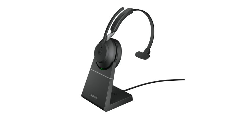 Jabra Evolve2 65 Casque Sans fil Arceau Bureau/Centre d'appels USB Type-A Bluetooth Socle de chargement Noir