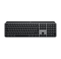 Logitech Master MX Keys S for Mac clavier Bureau RF sans fil + Bluetooth AZERTY Français Aluminium, Noir