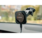 Verbatim Charge 'n' Drive Qi2 RGB Smartphone Black USB Wireless Charging Fast Charging Auto