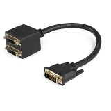 StarTech.com DVI-D auf 2x DVI-D 30cm Splitter Kabel - Dual Link DVI25 Y-Kabel - Stecker/Buchse