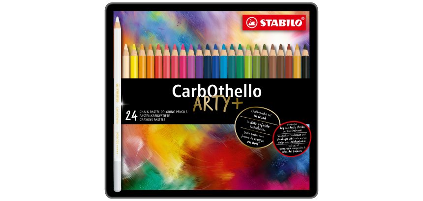 Crayon pastel CarbOthello ARTY+ étui de 24
