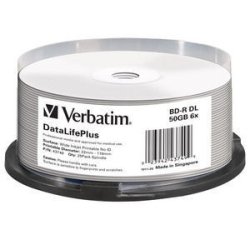 Verbatim DataLifePlus - BD-R DL x 25 - 50 Go - support de stockage