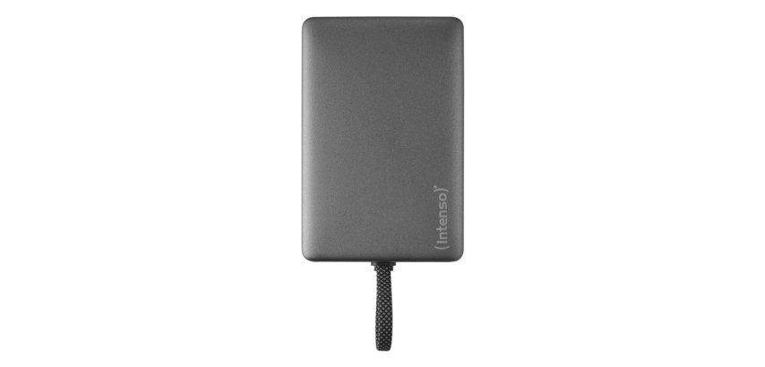 Intenso Powerbank MC10000 con cavo USB-C integrato e retro magnetico, 10.000 mAh, 20 Watt