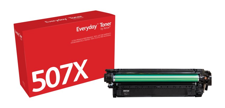 Toner Everyday™ Noir de Xerox compatible avec HP 507X (CE400X), Grande capacité