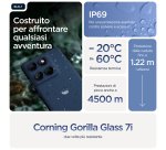 Motorola edge 60 con Moto AI (8/256GB, Fotocamera 50+50+10MP, selfie 50MP, Display 6.67" pOLED 120Hz, MediaTek Dimensity 24M, batteria 5200mAh, ricarica 68W, Android 15), PANTONE Gibraltar Sea
