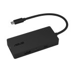ASUS 4 in 1 USB-C Dock DC110 Cablato USB 3.2 Gen 2 (3.1 Gen 2) Type-C Nero