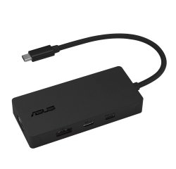 ASUS 4 in 1 USB-C Dock DC110 Cablato USB 3.2 Gen 2 (3.1 Gen 2) Type-C Nero