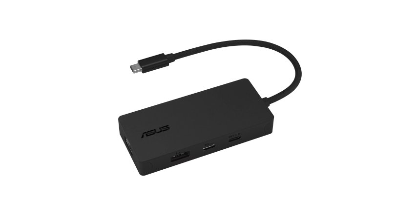 ASUS 4 in 1 USB-C Dock DC110 Wired USB 3.2 Gen 2 (3.1 Gen 2) Type-C Black