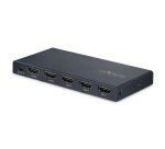 StarTech.com 4-Port 8K HDMI Switch, HDMI 2.1 Switcher 4K 120Hz HDR10+, 8K 60Hz UHD, HDMI Switch 4 In 1 Out, Auto/Manual Source Switching, Power Adapter and Remote Included