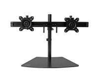 StarTech.com Dual-Monitor Stand - Horizontal - Black - For up to 24" (17.6lb/8kg) Displays