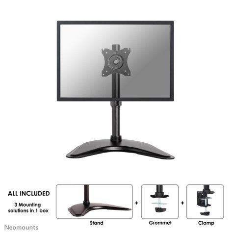 Neomounts NM-D335BLACK Support d'écran à poser 10-30"
