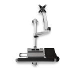 StarTech.com Poste de Travail Ergonomique pour Montage Mural - Bras Articulé Ergonomique pour Écran - Réglable en Hauteur & Plateau pour Clavier Rembourré - Écran 34" VESA