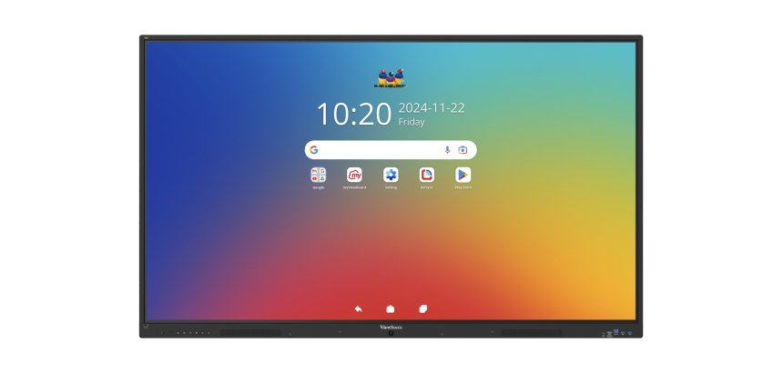 Viewsonic IFP 86IN 4K ANDROID 16 EDLA 64 tableau blanc interactif 2,18 m (86") 3840 x 2160 pixels Écran tactile