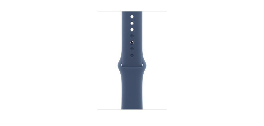 Apple MXLW3ZM/A smart wearable accessory Band Blue Fluoroelastomer