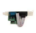 StarTech.com Adaptador Bracket de Placa Base Interna USB a 2 Puertos Serie - DB9 RS232