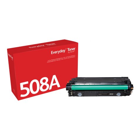 Everyday El tóner ™ Negro de Xerox es compatible con HP 508A (CF360A/ CRG-040BK), Capacidad estándar