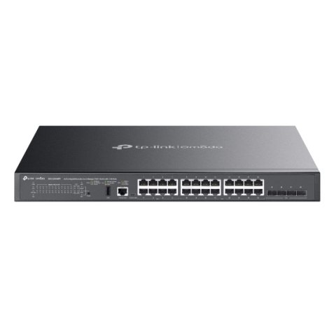 TP-Link SG5428XMPP commutateur réseau Géré L3 Gigabit Ethernet (10/100/1000) Connexion Ethernet, supportant l'alimentation via ce port (PoE) Noir