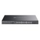 TP-Link SG5428XMPP commutateur réseau Géré L3 Gigabit Ethernet (10/100/1000) Connexion Ethernet, supportant l'alimentation via ce port (PoE) Noir