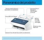 HP ScanJet Enterprise Flow 9000 s1 Scanner a foglio 600 x 600 DPI A3 Blu, Bianco