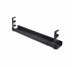 StarTech.com Goulotte Passe Câble Bureau, Organiseur de Câbles Ajustable en Longueur, Installation à Pinces, Aucun Perçage Nécessaire, Support Multiprise, Noir