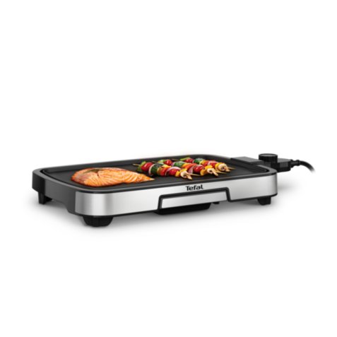 Plancha Tefal PLANCHA INOX ELECTRIQUE, 6 PERSONNES, REVETEMENT ANTIADHESIF CB630D10