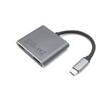 Equip USB-C 4 in 1 Dual HDMI Adapter