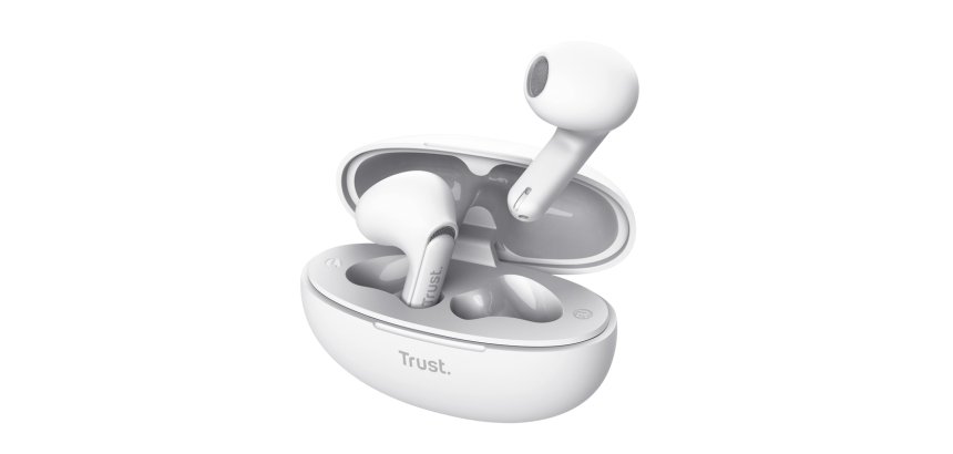 Trust Yavi Auricolare True Wireless Stereo (TWS) In-ear Musica e Chiamate USB tipo-C Bluetooth Bianco