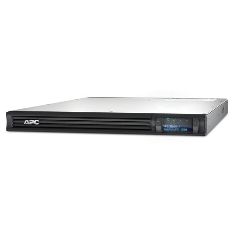 APC Smart-UPS SMT1500RMI1U – 4x C13, USB, montage en rack 1U, 1500 VA