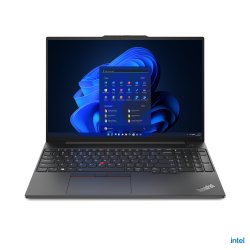 Lenovo ThinkPad E16 Gen 1 (Intel) Intel® Core™ i5 i5-1335U Ordinateur portable 40,6 cm (16") WUXGA 8 Go DDR4-SDRAM 256 Go SSD Wi-Fi 6 (802.11ax) Windows 11 Pro Français Noir