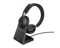 Jabra Evolve2 65 Auricolare Wireless A Padiglione Ufficio USB tipo-C Bluetooth Base di ricarica Nero