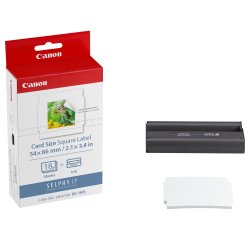 Canon KC-18IS - 1 - print ribbon cassette and paper kit