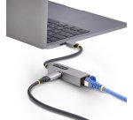 StarTech.com Adaptateur USB-C 2.5GbE vers Ethernet, 100W PD Pass-Through, NBASE-T NIC, Réseau USB 3.0 Type-C 2.5/1G Multi Speed, Compatible Thunderbolt, Windows & Mac