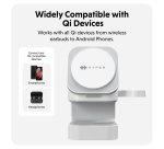 Targus HJ3320WHGL mobile device charger Headphones, Smartphone, Smartwatch White USB Wireless charging Fast charging Indoor