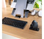 R-Go Tools Ratón ergonómico R-Go Twister, para ambas manos, con software de pausa, plegable, bluetooth y con cable