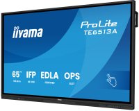 iiyama TE6513A-B1AG Écran d'affichage dynamique Écran plat interactif 163,8 cm (64.5") Wifi 500 cd/m² 4K Ultra HD Noir Écran tactile Intégré dans le processeur Android 18/7