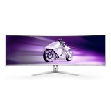 Philips Evnia 8000 49M2C8900L/00 écran plat de PC 124,2 cm (48.9") 5120 x 1440 pixels Dual QHD QDOLED Blanc