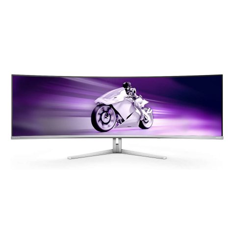 Philips Evnia 8000 49M2C8900L/00 écran plat de PC 124,2 cm (48.9") 5120 x 1440 pixels Dual QHD QD-OLED Blanc