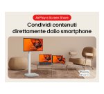 LG Swing 32U889SA Schermo Personale 32" 4K Touch, base con rotelle, webOS