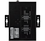 StarTech.com Hub Série 4 Ports USB vers RS232/RS485/RS422 - Convertisseur Industriel USB 2.0 vers DB9 - IP30 - Hub Série Métallique Montable sur Rail DIN - Protection ESD 15kV
