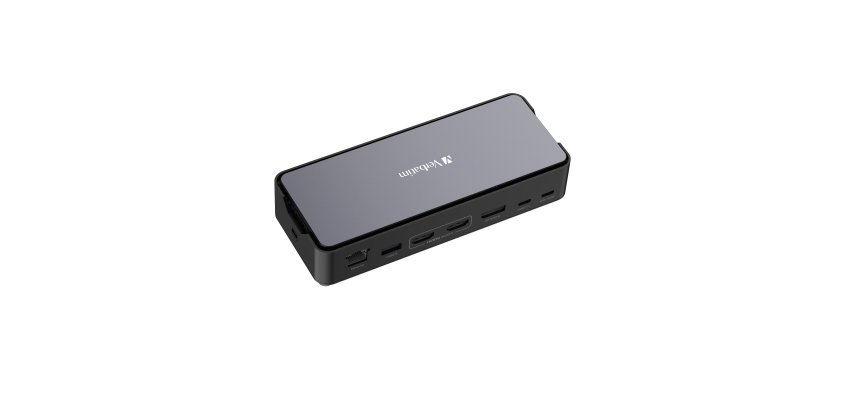 Verbatim CDS-15S Avec fil USB 3.2 Gen 1 (3.1 Gen 1) Type-C Noir, Gris