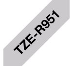 Brother TZE-R951 nastro per etichettatrice Nero su argento